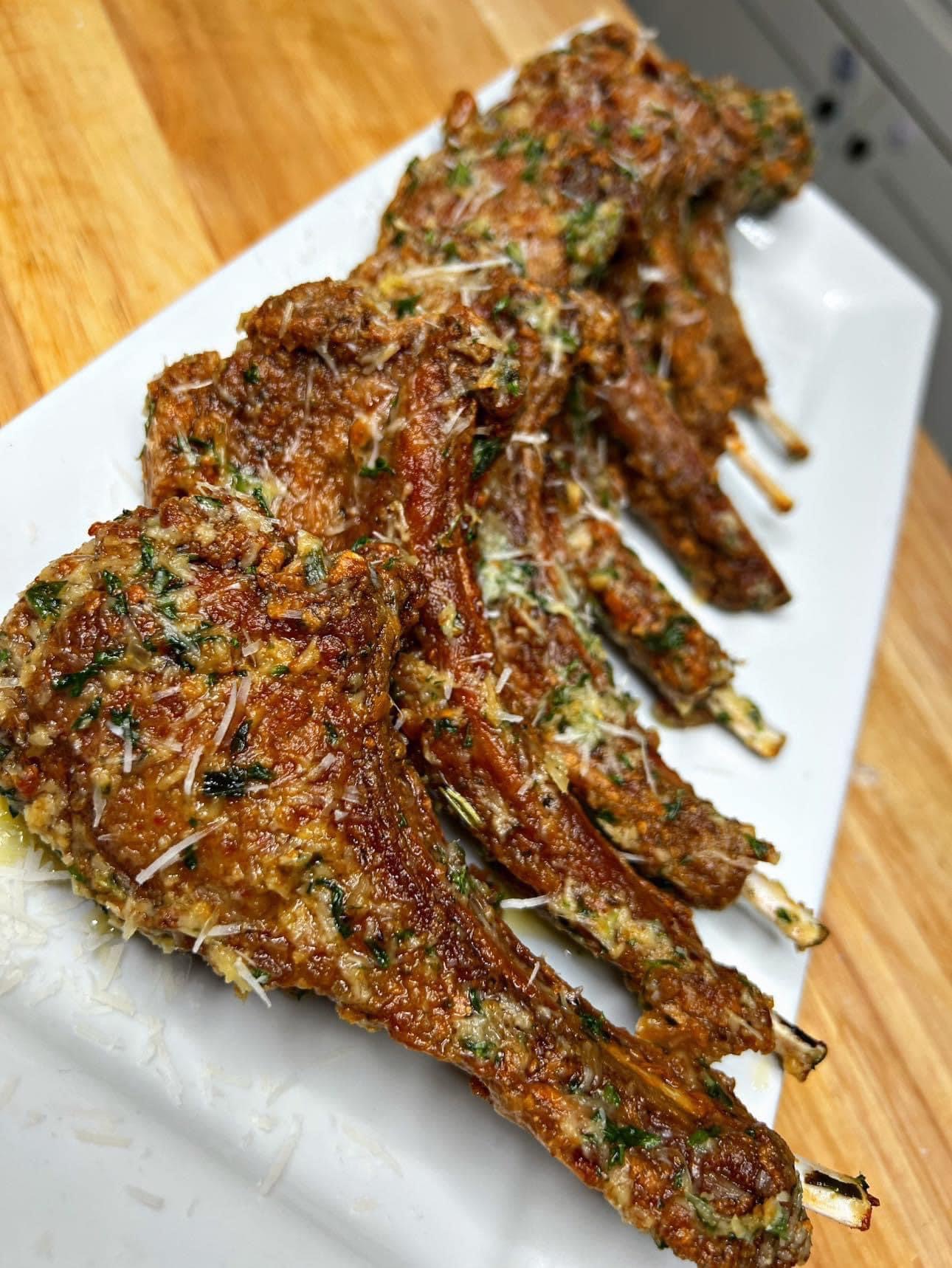 Parmesan Lamb Chops